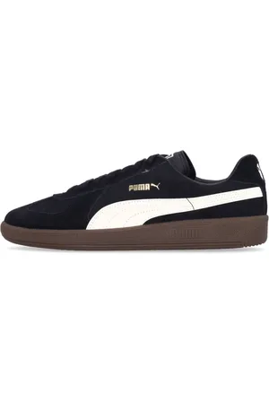 PUMA Schoenen, Heren, Zwart, 46 EU, Suède, Zwarte Suède Army Trainer Lage Sneaker