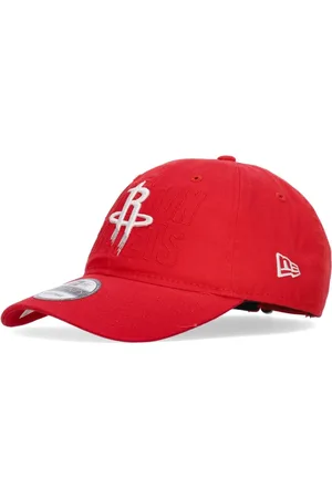 New Era Accessoires, unisex, Rood, ONE Size, Katoen, Houston Rockets NBA Draft Cap