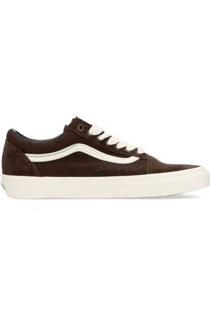 Vans Schoenen, Heren, Bruin, 42 1/2 EU, Suède, Oversized Lace Lage Schoen Bruin/Zwart