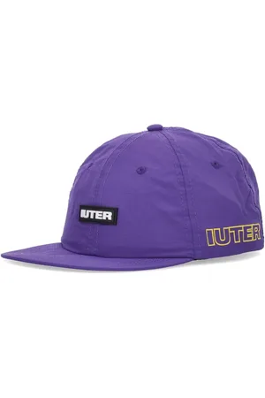 IUTER Accessoires, unisex, Paars, ONE Size, Polyester, Paarse Platte Klep Pet Familie