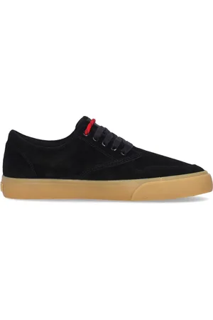 Element Schoenen, Heren, Zwart, 44 EU, Leer, Skateschoenen Zwart/Gum/Rood