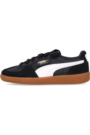 PUMA Schoenen, Heren, Zwart, 40 EU, Palermo Lage Schoen Zwart/Grijs/Gum
