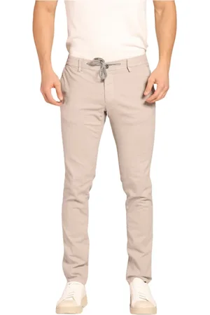 Masons Broeken, Heren, , 2Xl, Katoen, Slim Fit Chino Jogger Broek Microfantasia