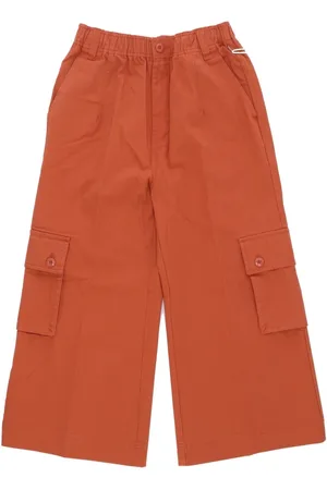 Obey Broeken, Heren, Bruin, XS, Katoen, Bruine Wijde Been Cargo Broek