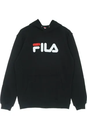 Fila Sweatshirts & Hoodies, Heren, Zwart, L, Katoen, Zwarte Lichtgewicht Hoodie
