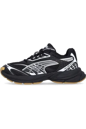 PUMA Schoenen, Heren, Zwart, 36 EU, Velophasis Zwart/Wit Lage Sneaker