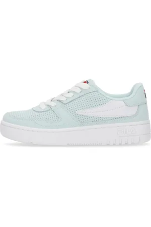 Fila Schoenen, Dames, Blauw, 38 EU, Blauw Glas Lage Sneaker Perfo