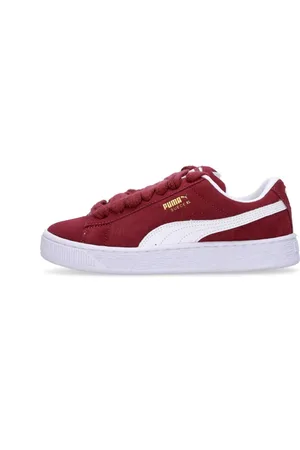 PUMA Schoenen, Heren, Rood, 43 EU, Suède, Regal /White Suède Lage Schoen