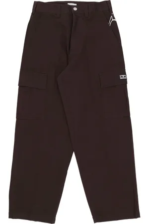 Obey Broeken, Heren, Bruin, W32, Cargo Broek in Java Bruin