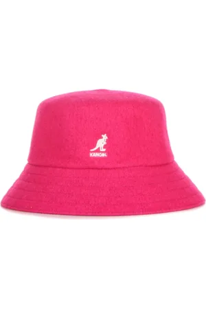 Kangol Accessoires, Heren, Roze, S, Wol, Elektrisch Roze Wol Bucket Hat