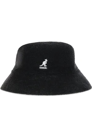 Kangol Accessoires, Heren, Zwart, S, Nylon, Zwarte Bermuda Bucket Vissershoed