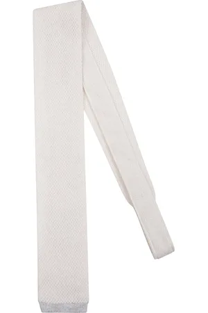 ELEVENTY Accessoires, Dames, , ONE Size, Kasjmier, Cashmere Tipping Stropdas