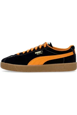 PUMA Schoenen, Heren, Zwart, 44 1/2 EU, Suède, Zwarte Suède Lage Schoen met Veters