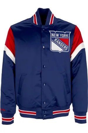 Mitchell & Ness Jassen, Heren, Blauw, L, Polyester, NHL Bomberjack New York Rangers