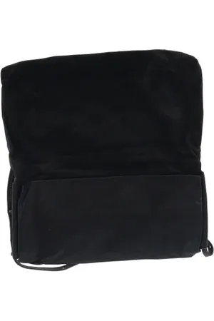 Rick Owens Pre-owned, Dames, Zwart, ONE Size, Suède, Pre-owned Tote Bag