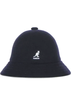 Kangol Accessoires, Heren, Blauw, M, Wol, Wollen Casual Bucket Hoed Blauw