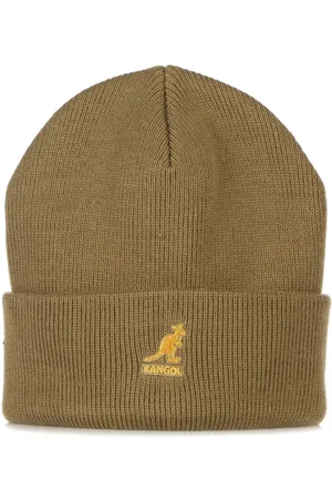 Kangol Accessoires, Heren, Bruin, ONE Size, Geribbelde Wintermuts Kameel