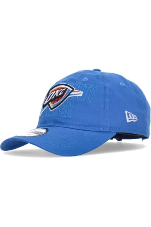 New Era Accessoires, unisex, Blauw, ONE Size, Katoen, NBA Draft 920 Gebogen Klep Pet