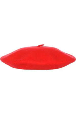 Kangol Accessoires, Heren, Rood, ONE Size, Wol, Rode Wol Baret Heren Hoed
