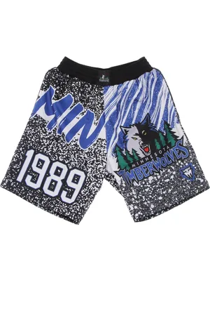 Mitchell & Ness Korte broeken, Heren, Veelkleurig, M, Wol, NBA Jumbotron Sublimated Basketbalshorts