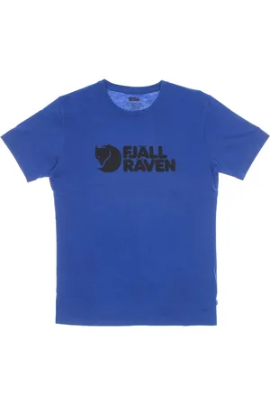 Fjällräven Tops, Heren, Blauw, M, Alpine Logo T-shirt