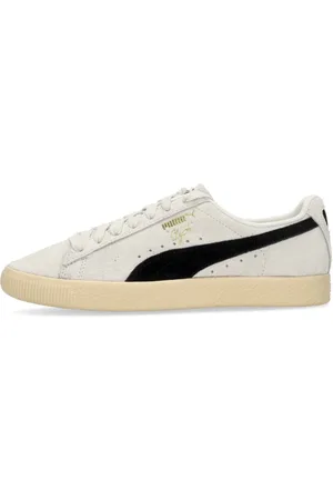 PUMA Schoenen, Heren, Grijs, 42 1/2 EU, Suède, Clyde Hairy Suede Lage Schoen Grijs