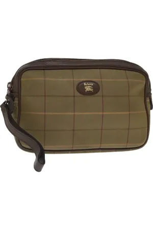 Burberry Pre-owned, Dames, , ONE Size, Pre-owned Cotton handbags