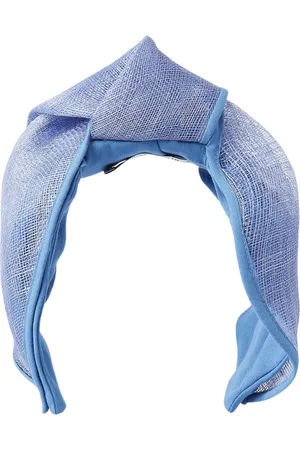 FLAPPER Accessoires, Dames, Blauw, ONE Size, Geknoopte Hoofdband met Contrastbies