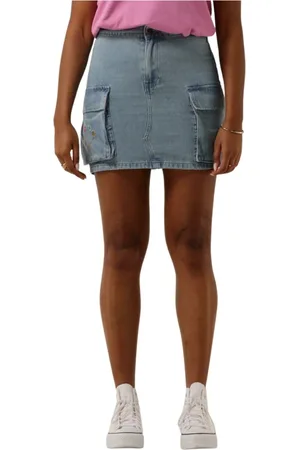 Refined Department Rokken, Dames, Blauw, M, Lichtblauwe Rok Jisel