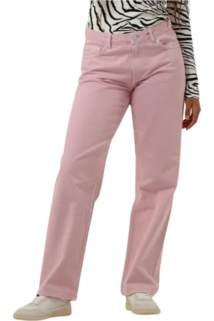 Envii Jeans, Dames, Roze, S, Lichtroze Straight Leg Jeans