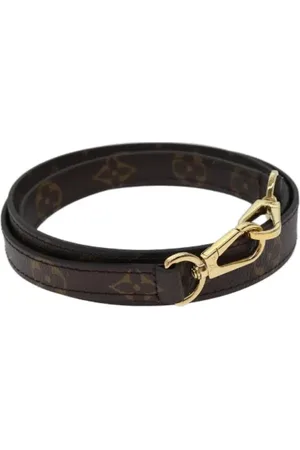 LOUIS VUITTON Pre-owned, Dames, Bruin, ONE Size, Pre-owned Leather belts