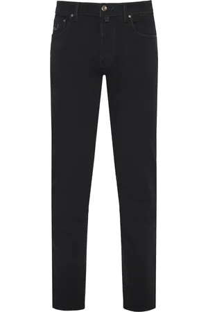 Jacob Cohen Jeans, Heren, Zwart, W42, Katoen, Bard Blended Cotton Jeans