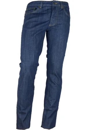 Roberto Cavalli Jeans, Heren, Blauw, M, Denim, Donkerblauwe Denim Essentials
