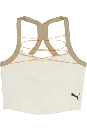 PUMA Tops, Dames, Wit, M, Dare to Cro Top Shirt
