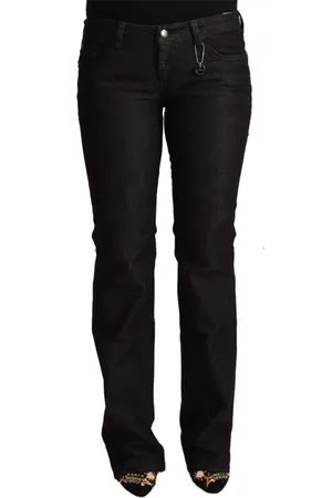 Costume National Jeans, Dames, Zwart, W27, Denim, Chique Skinny Jeans in Zwart Denim
