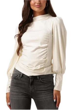 Gestuz Blouses & Shirts, Dames, Wit, XS, Puff Blouse Wit