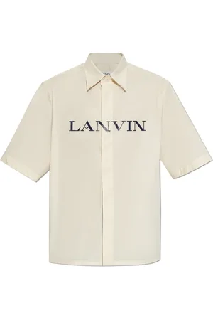 Lanvin Overhemden, Heren, , S, Katoen, Shirt met Logo