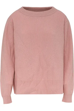 Malo Truien, Dames, Roze, L, Kasjmier, Luxe Cashmere Top in Roze