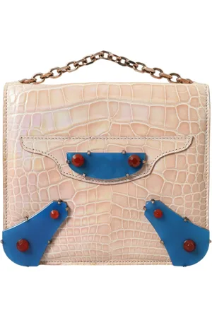 Balenciaga Tassen, Dames, , ONE Size, Leer, Elegante Mini Ketting Clutch