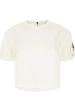 SACAI Blouses & Shirts, Dames, , L, Katoen, Stijlvolle TOP voor Trendsetters
