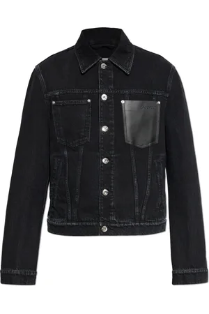 Lanvin Jassen, Heren, Zwart, L, Denim, Denim Jas