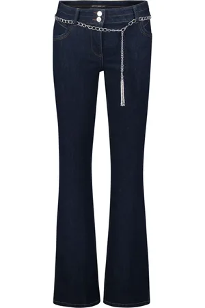 Betty Barclay Jeans, Dames, Blauw, S, Slim Fit Jeans met Riem