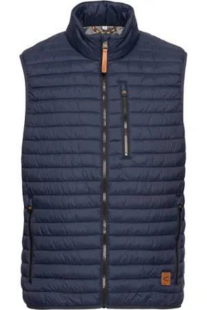 Camel Active Jassen, Heren, Blauw, 3Xl, Polyester, Stijlvolle Outdoor Vest voor Mannen