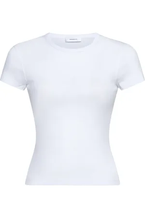 WARDROBE.NYC Tops, Dames, Wit, L, Katoen, Witte T-shirts en Polos