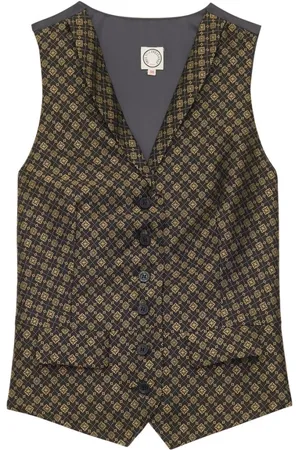 Inès de la Fressange Jassen, Dames, Bruin, S, Linnen, Robinson Vest