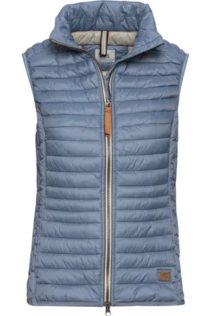 Camel Active Jassen, Dames, Blauw, 3Xl, Polyester, Gerecyclede Polyamide Vest