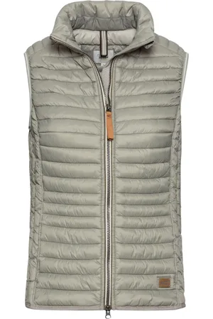 Camel Active Jassen, Dames, Groen, L, Gerecyclede Polyamide Vest