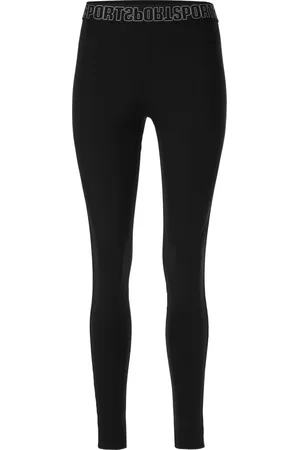 Marc Cain Broeken, Dames, Zwart, S, Sportieve Leggings met Galon Detail