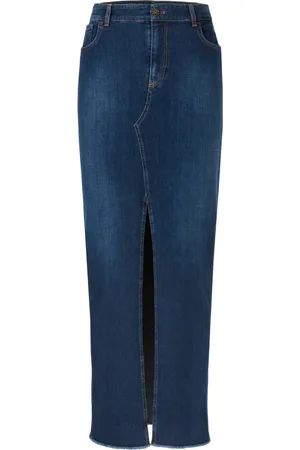 Marc Cain Rokken, Dames, Blauw, S, Denim, Denim Maxi Rok
