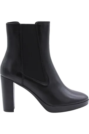 Geox Schoenen, Dames, Zwart, 40 EU, Enkellaars Anisette Stijl